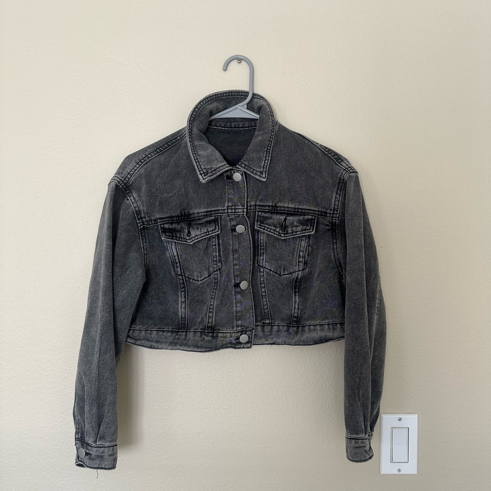 Gray Denim Jacket - image 1